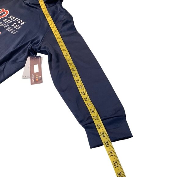 NIKE MLB Boston Red Sox Baseball Dri-Fit Therma Pullover Hoodie Size XL Navy - Picture 4 of 9